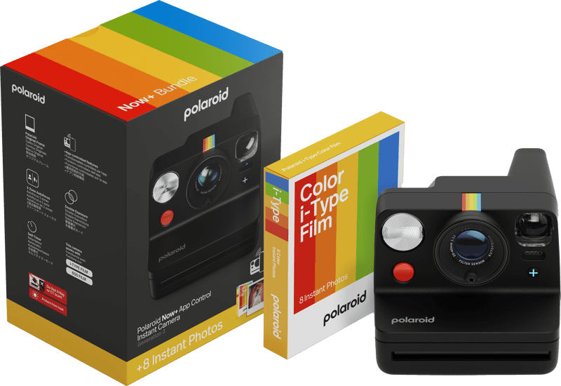 Polaroid  Now+ Gen 3 Black bundle with Color Film (8 photos)