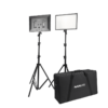Nanlite LUMIPAD 25 LED 2 LIGHT KIT WITH STAND+BAG