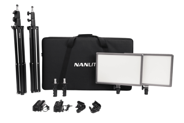 Nanlite LUMIPAD 25 LED 2 LIGHT KIT WITH STAND+BAG