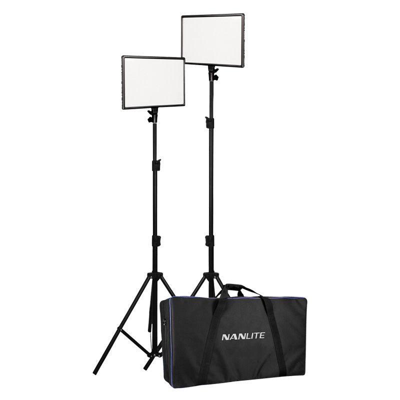 Nanlite LUMIPAD 25 LED 2 LIGHT KIT WITH STAND+BAG