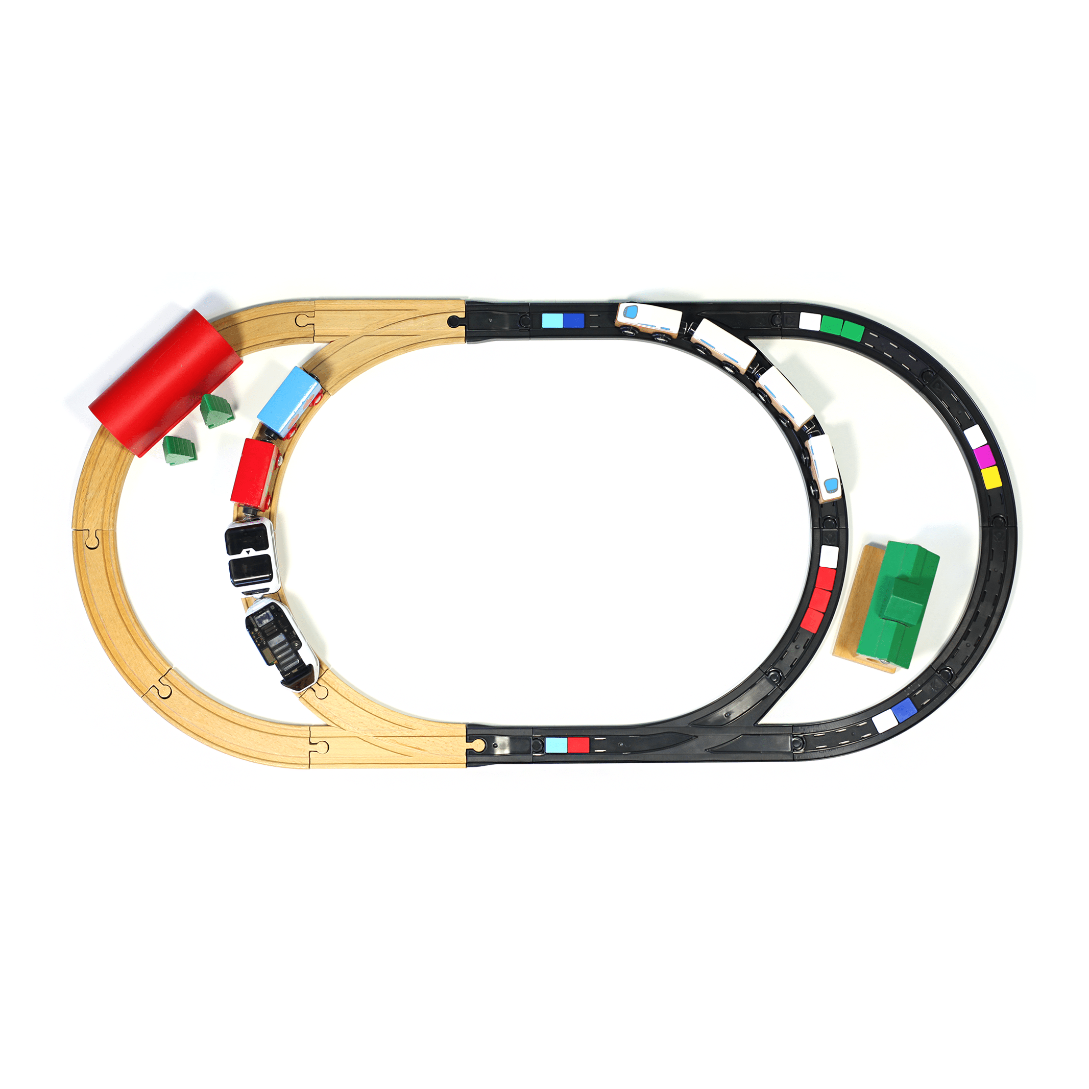 Adapter til Intelino og Brio-tog-skinner