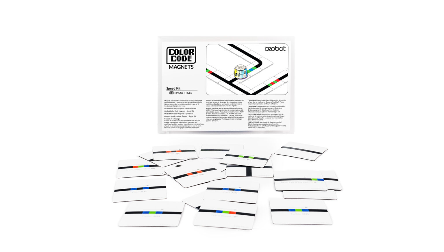 Color Code Magnets - Special Speed Kit (18 Tiles) - SmartSteps2Learn