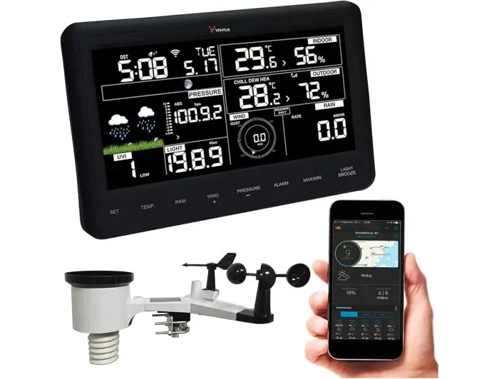 Vejrstation, digital med WIFI