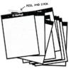 Wipebook Flipchart - Sticky (Genanvendeligt grafisk klæbepapir - 10 Pack)