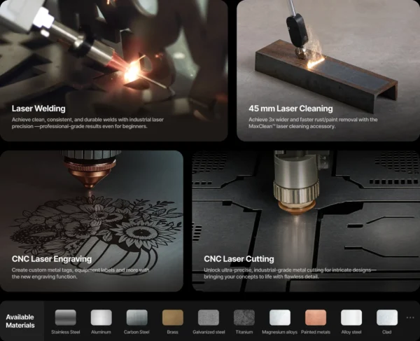 xTool MetalFab - Svejs, skær, rengør og graver. Alt sammen med én enhed