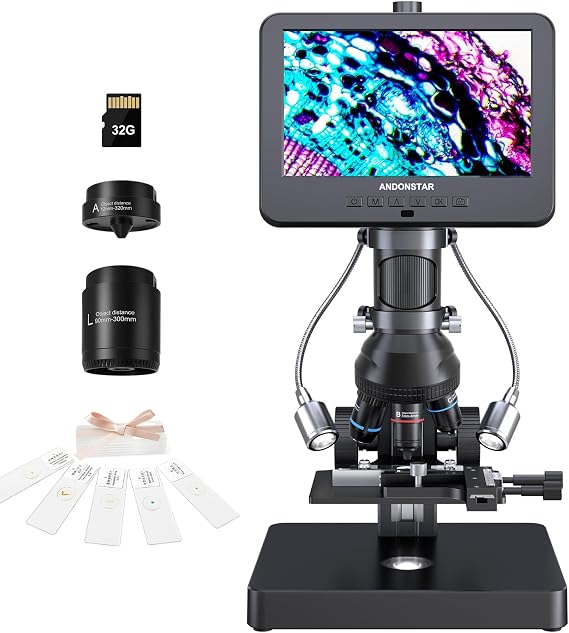 71vcA82602L._AC_SX569_ HDMI Digital Mikroskop med 7" Skærm optil 5000x, 5 linser m.m.